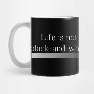 Black and white Mug